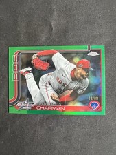 2025 Topps Chrome Update Series All Star Game Green 12/99 Aroldis Chapman ASGC50