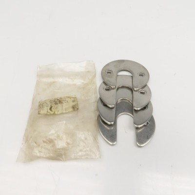Bystronic 90mm OD Stainless Steel Horseshoe Spacer 4mm Thick Lot Of 4