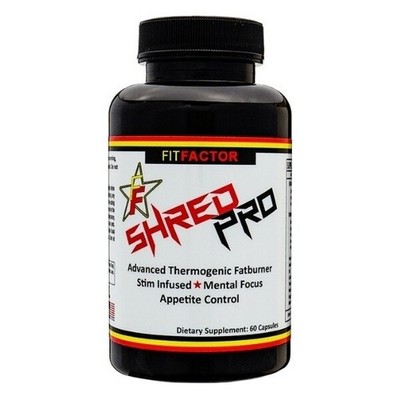 SHRED PRO BY FIT FACTOR STIM INFUSED MENTAL FOCUS APPETITE CONTROL