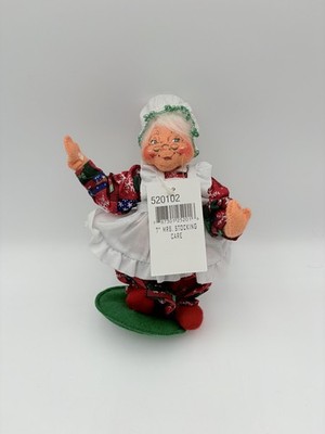 Annalee Christmas Doll Mrs Claus Stocking Care Holiday Collectible 8''