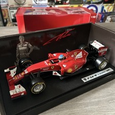 Miniature F1 Hotwheels 1/18 Ferrari F14-T Fernando Alonso 2014 RARE