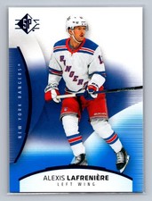 2025-26 SP #37 Alexis Lafreniere New York Rangers Blue Parallel