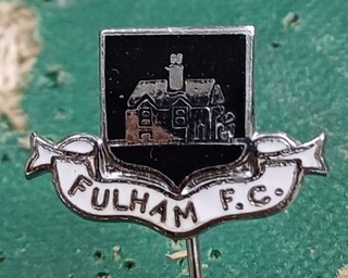 RARE England Fulham FC Football Club Enamel Pin Badge