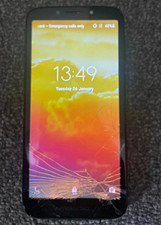 Motorola Moto G4 Play 16GB Black Bar Smartphone Mobile Phone Cracked Screen