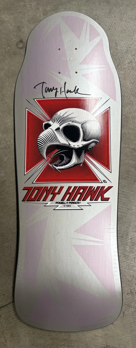 Skateboard Vintage Powell Peralta Tony Hawk - Crâne Oiseau Rouge Années 80 - RARE