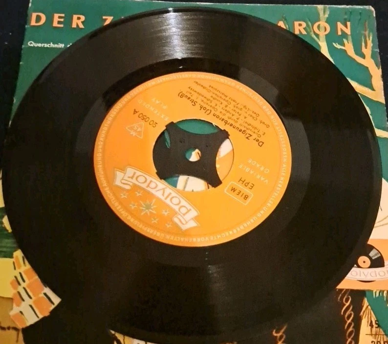 Der Zigeunerbaron TRÖTSCHEL ,ANDERS POLYDOR 1955 Vinyl EP vg/vg++ - Bild 3 von 4