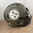 George Pickens Signed Steelers Salute To Service Full Size Helmet Autograph. — photo 1