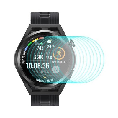 10 Stück für Huawei Watch GT Runner 46mm Enkay Hat-Prince 0.2mm 9h 2.15D Curv...