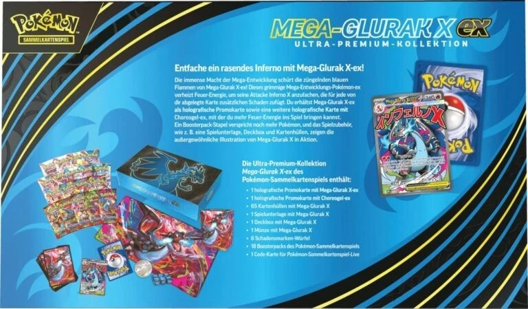 Pokémon Fatale Flammen Mega Glurak X Ex Ultra Premium Kollektion ✅ Sofortversand - Bild 3 von 4