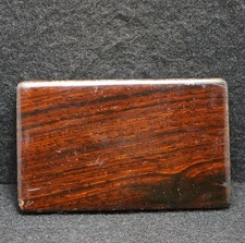 WG09116 REALLY NICE VINTAGE 1970s  WOOD  FASHION ARTWORK UNISEX BELT BUCKLE