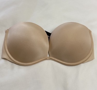 Victoria's Secret Smooth Marzipan 32DD Bare Every Way Padded Strapless Bra