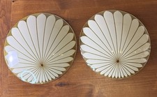 Rare 1960s MCM Retro Atomic Abstract Sunburst Glass Ceiling Light Fixture Glass