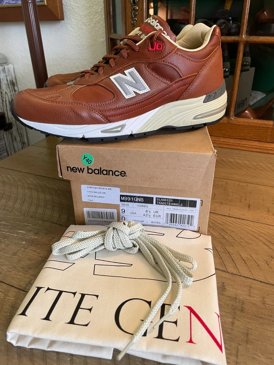 New Balance 991 Made in England Elite Gent Pack - Burnt Orange for