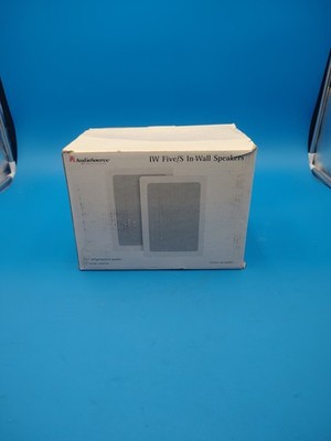 New Audio Source In-Wall Woofer & Tweeter Speakers- IW Five/S