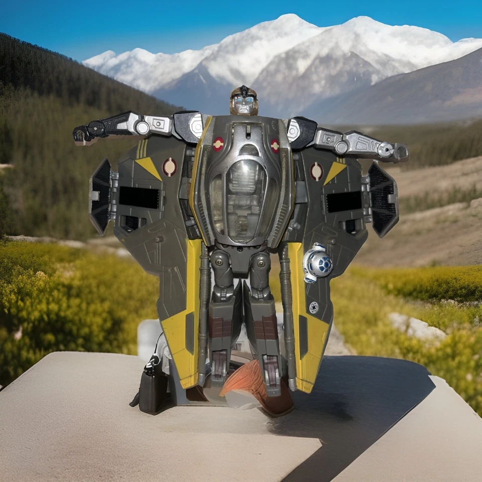 Transformers Star Wars Anakin Skywalker Jedi Starfighter 2006 - Image 2 of 4