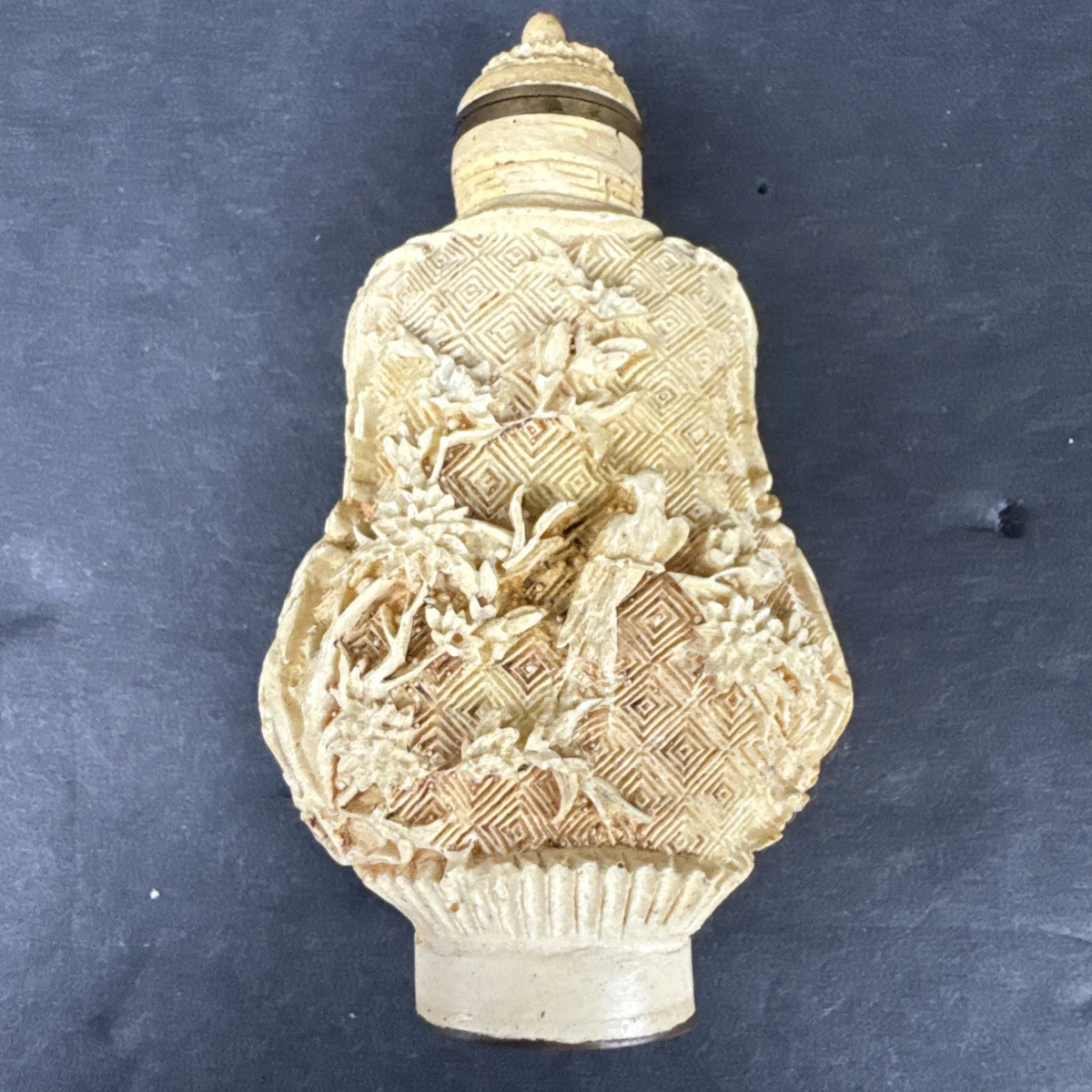 象牙古董中国鼻烟壶| eBay