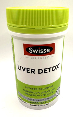 Swisse Thistle Liver Cleanse Detox & Repair Turmeric Artichoke 180 Tablets - New