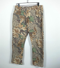 Walls Camo Jeans Men's 36 x 31 (38/32 Tag) Green Advantage Camouflage USA Made