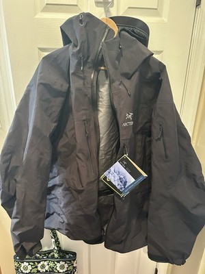 Arc'teryx Alpha SV Men's size XXL Waterproof Jacket GoreTex Pro Black NWT 