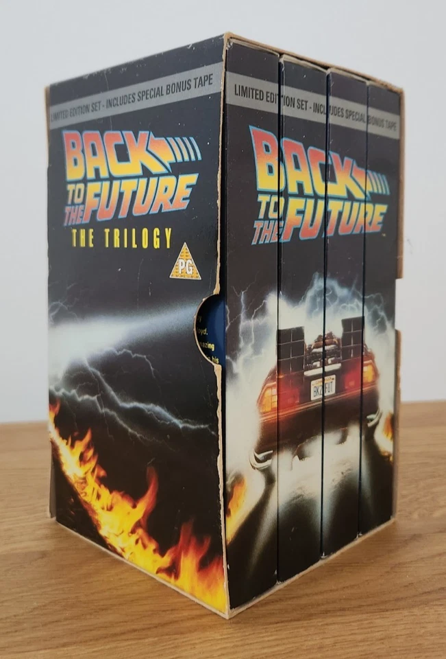 BACK TO THE FUTURE TRILOGY UK VHS CIC LETTERBOX WIDESCREEN BOX SET w. SECRETS - Image 2 of 4