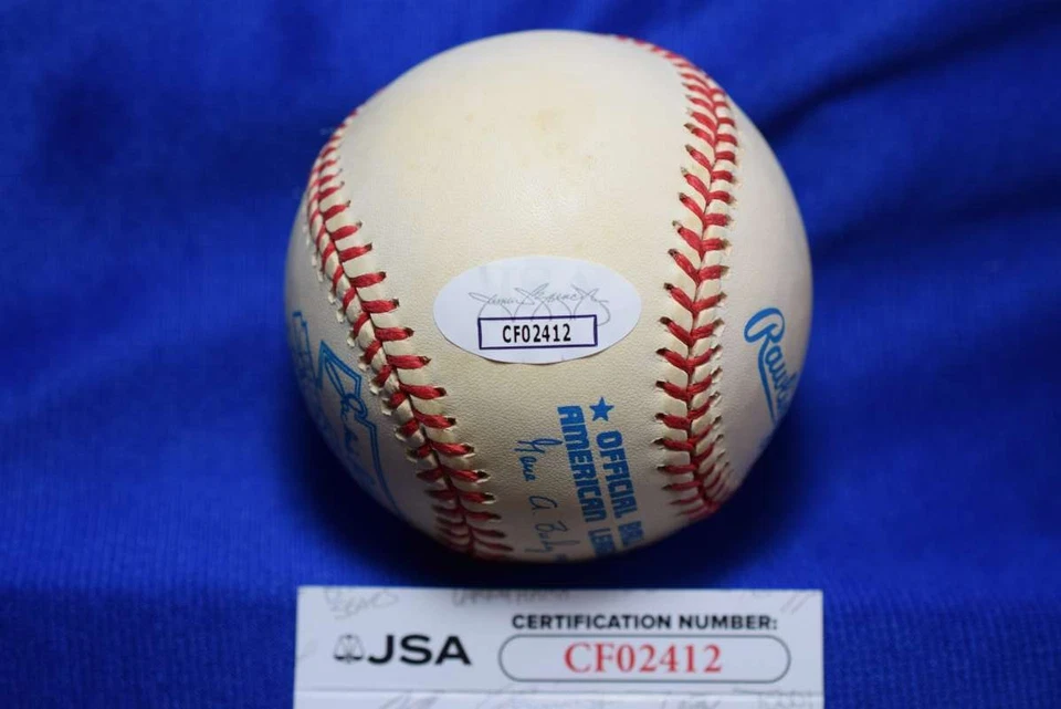 Sandy Alomar  JSA COA Autograph American League OAL Signed Baseball - Image 2 of 2