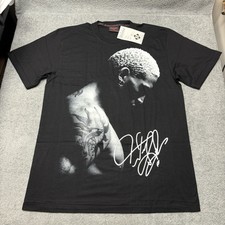 NWT Dennis Rodman Big Face Print Signature Double Sided T Shirt XL
