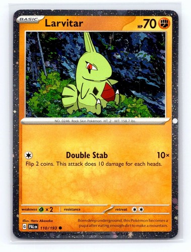 Larvitar - (Cosmo Foil) Holo Promo 110/193