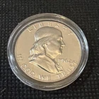 1962 Franklin Half Dollar 90% Silver Proof No Mint Mark In Capsule Estate Coins