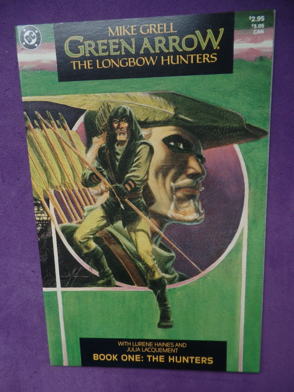 Green Arrow: The Longbow Hunters 1 2 3 FULL RUN NEAR MINT DC 1989