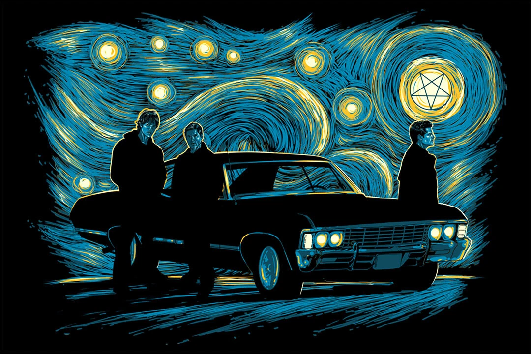 Supernatural Movie Characters Design Portrait Wall Art Home Decor - POSTER 20x30
