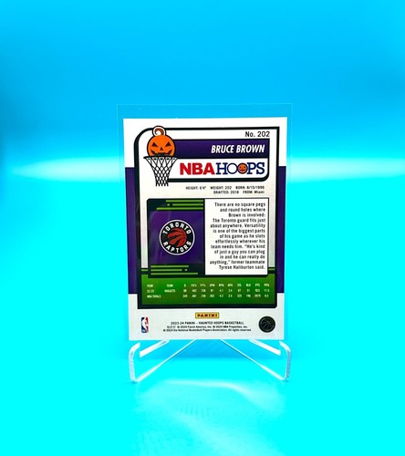 2023-24 HAUNTED HOOPS🔥BRUCE BROWN🔥WEBBED HOLO! 🤯 #202 - Picture 3 of 4