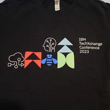 IBM Technology Exclusive 2023 TechXchange Conference Logo T-Shirt Unisex Size XS