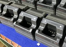 Lot Of 3 Harris MACOM Tri Chemistry Rapid Chargers HCH-P7101 For 7100p Radios