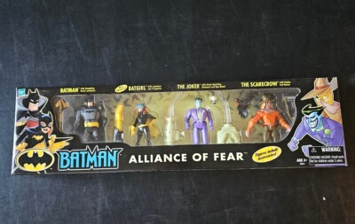 Batman Alliance of Fear 4 Figures - 2002 Hasbro -Batman,Batgirl,Joker,Scarecrow
