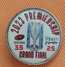 2023 SARACENS V SALE PREMIERSHIP GRAND FINAL rugby PIN Badge A