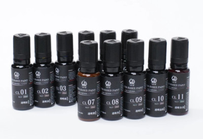9527 model Water-Based Clear Color Paint CL01-12 (20ml) Multiple Options