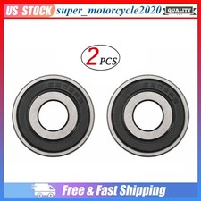 1 Pair Of 6202RS Ball Bearing 12x35x11mm Rubber Sealed Chrome Steel Bearing NEW