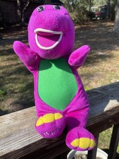 Barney Purple Dinosaur Vintage Magical Friend Sings Talks Plush 2001 TESTED