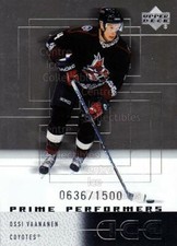 2000-01 UD Ice #119 Ossi Vaananen