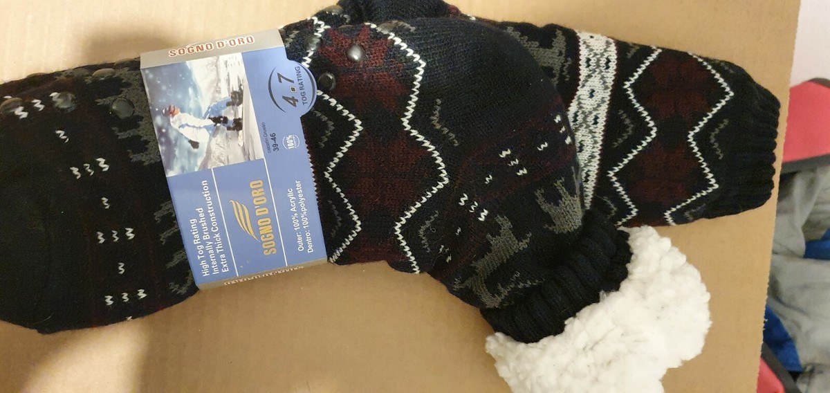 Calze antiscivolo pelose donna e uomo idee regalo per natale