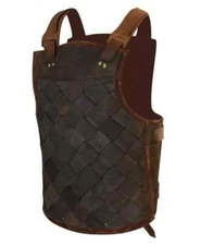 Medieval Roman Leather Padded Armor Medieval Knight Crusader Armour Jacket