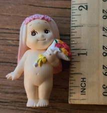 Kewpie Bride With Bouquet