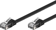 Techly Professional Cavo di Rete Patch Piatto in Rame Cat.6 Nero UTP 5m