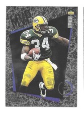 1996 Collector's Choice Football MVP Insert Edgar Bennett Packers #M18 NRMT