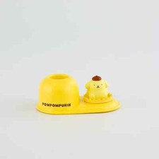 Sanrio Characters Pompompurin Toothbrush Stand w/Small Character Figure JP LTD