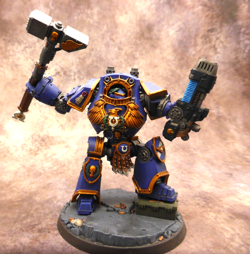 Warhammer 40k Space Marines Ultramarines Contemptor Dreadnought Well Painted - Picture 4 of 9