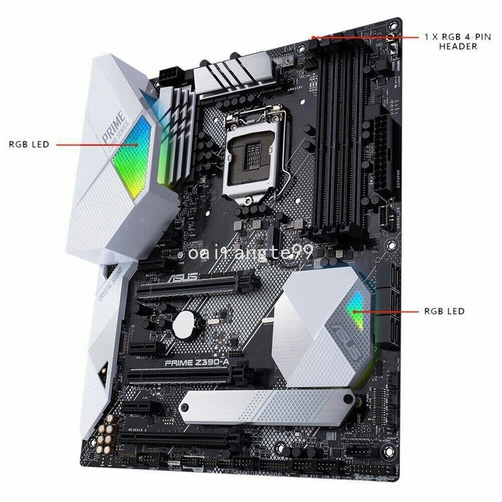 ASUS PRIME Z390-A Series LGA 1151 ATX DDR4 DIMM HDMI Motherboard