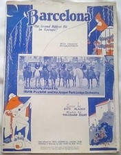 Barcelona by Gus Kahn (Lyrics), Tolchard Evans (Music) (1926, Sheet Music)