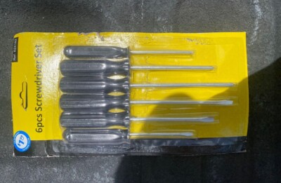 Power Plus 6 piece screwdriver set. New.