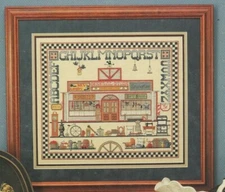 GENERAL STORE--Sampler--ABC's--Antiques--Trinkets--Counted Cross Stitch Pattern